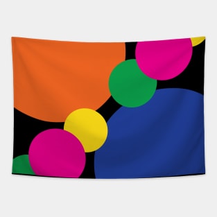 Circle colorful pattern Tapestry