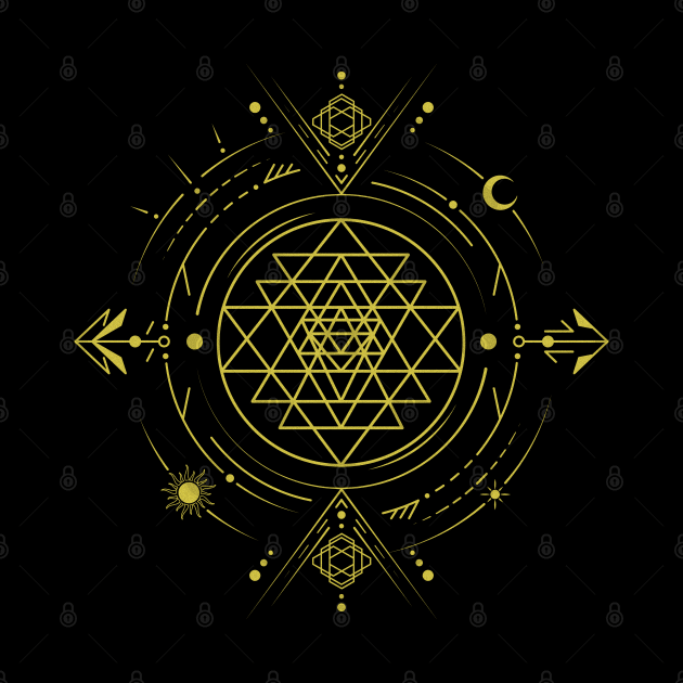 Sri Yantra | Sacred Geometry by CelestialStudio