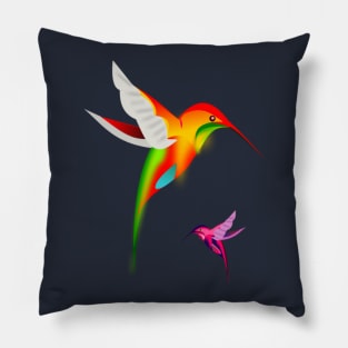 HUMMING-BIRD WIND POWER Pillow