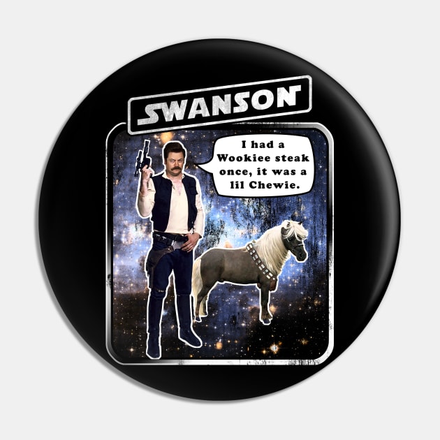 Han Swanson Pin by Hoogie Tees