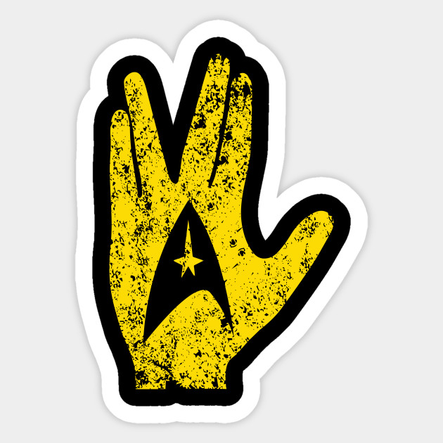 Live Long And Prosper Spock Sticker Teepublic