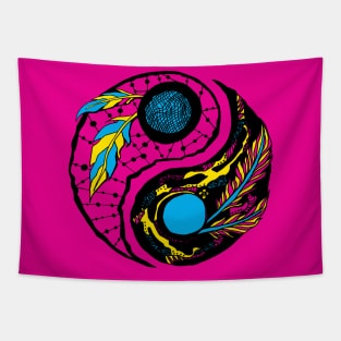 CMYK Yin Yang Tapestry