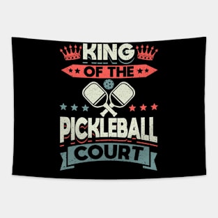 Pickleball Tournament King Of The Pickleball Court Tapestry