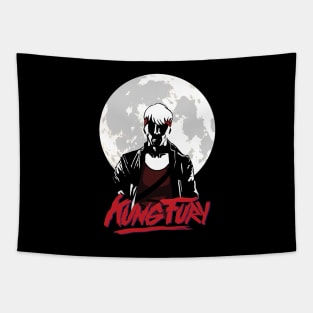 Kung Fury - Moonlit Avenger Tapestry