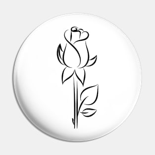 the flower lineart Pin