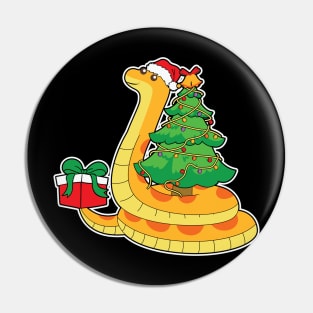 Snake Christmas Tree Reptile Xmas Snake Lover Christmas gift Pin