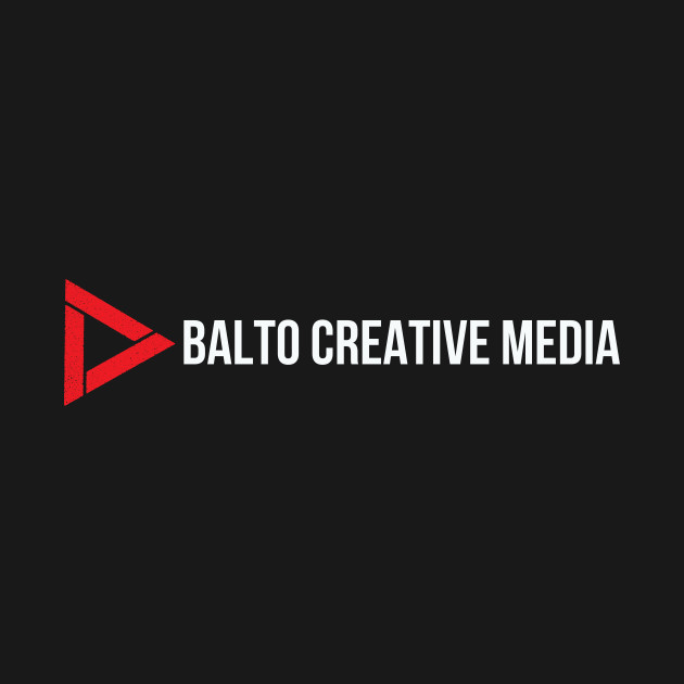 Balto Creative Media Horizontal White by Queen City Podcast Network