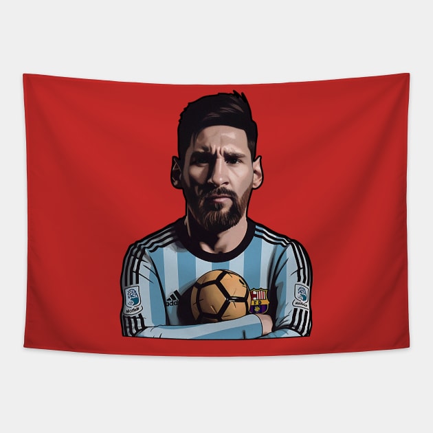 Messi 10 Tapestry by KOTYA