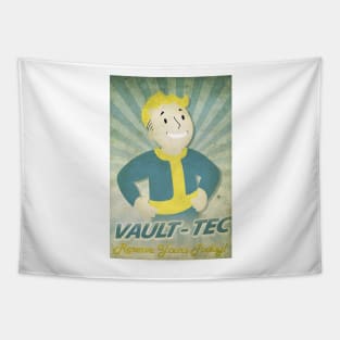 Vault Boy Vintage Poster Tapestry