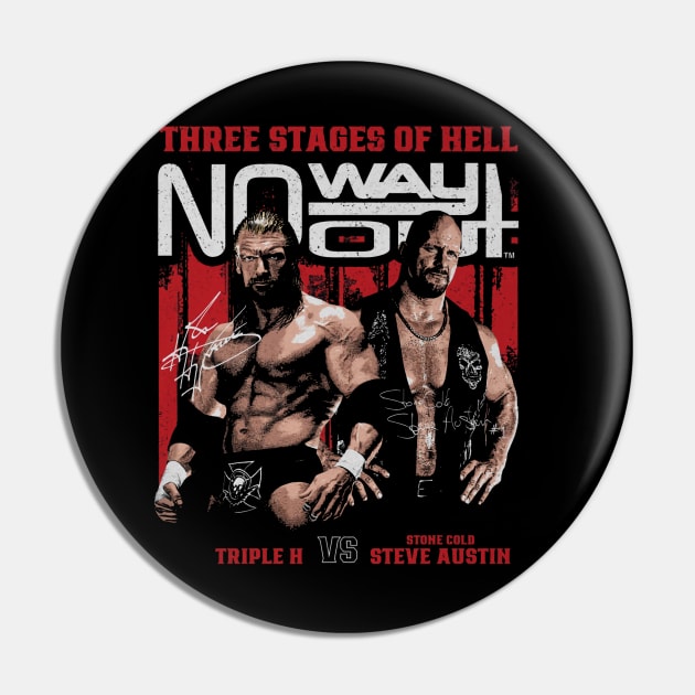 Triple H Vs. Stone Cold Steve Austin No Way Out Pin by MunMun_Design