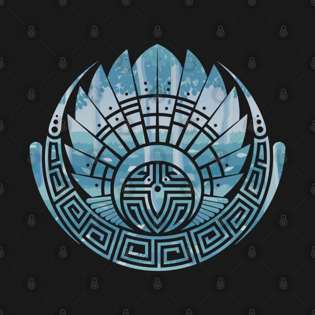 Light Blue Tribal Glyph by DoomDesigns