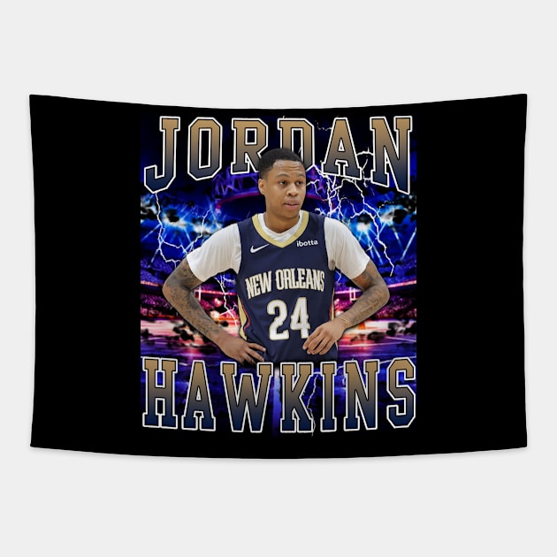 Jordan Hawkins Tapestry by Gojes Art