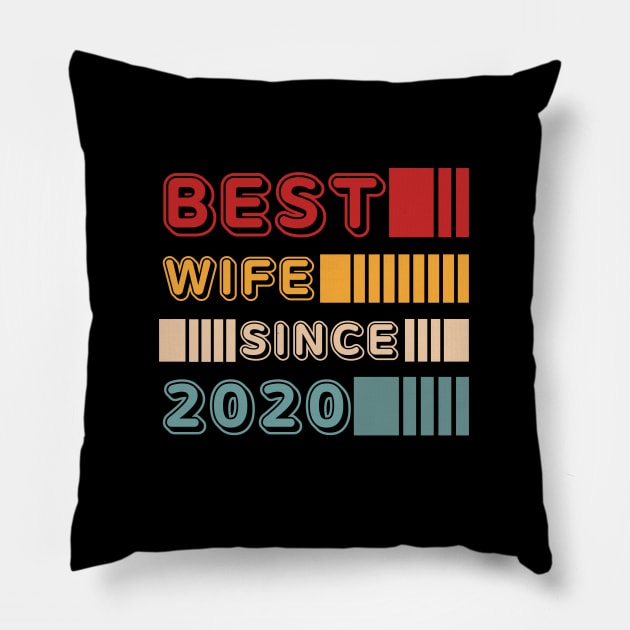 Wedding - Best wife since 2020 Pillow by JunThara