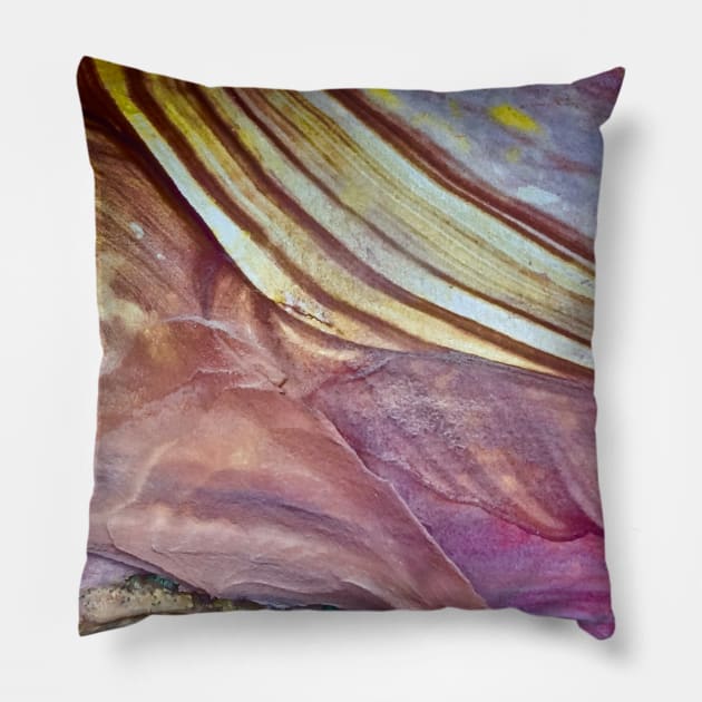 Colours of Earth Pillow by Mickangelhere1