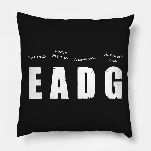 Bass player Pillow by blackiguana