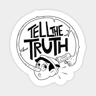 Tell the Truth (black) Magnet