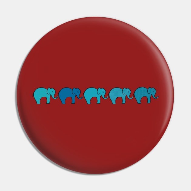 Elephants in a row Pin by candhdesigns