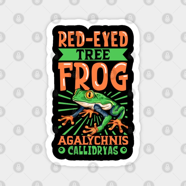 Red-eyed Tree Frog Magnet by Modern Medieval Design