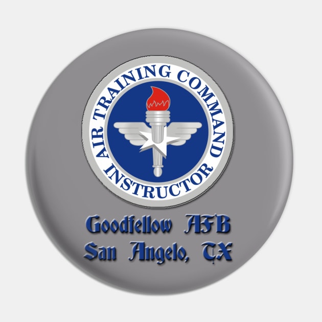Vintage Air Training Command Instructor Badge, Goodfellow Pin by VoodooNite