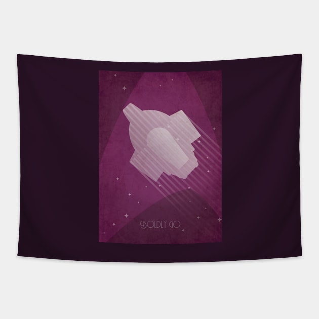 artdecoships_ds9-01 Tapestry by tmcreativedesign