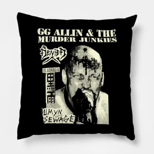 The Junkies GG Allin Pillow