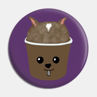 Hawaiian shaved ice gerbil Pin