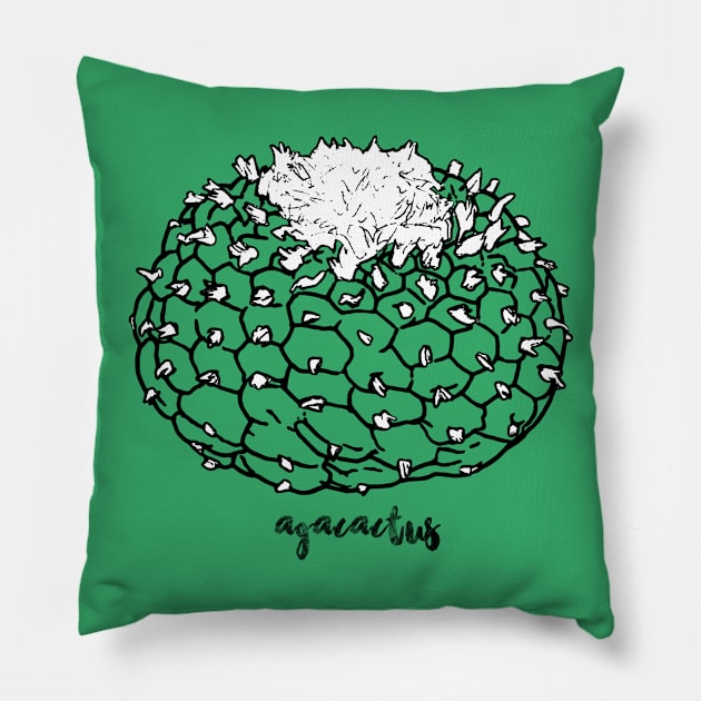 LOPHOPHORA Sp. Agacactus Pillow by AgaCactus