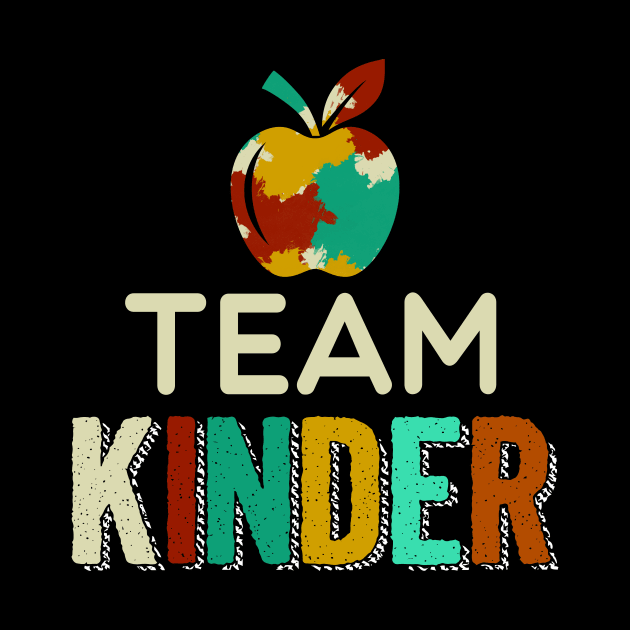 Team Kinder Awesome Teachers Students T shirt by Elliottda