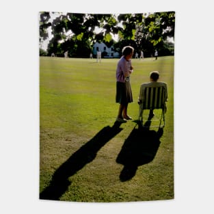 The Cricket Match Tapestry