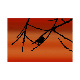 Tiny Verdin Silhouette On The Summer Sunset T-Shirt