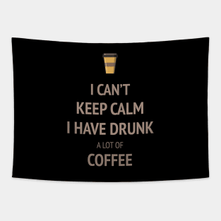 keep calm and coffee Tapestry