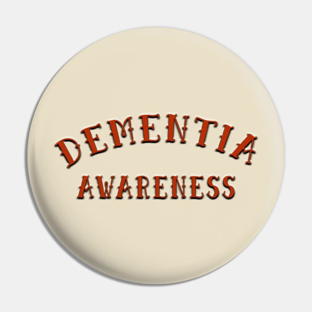 Dementia Awareness Pin by pocketlama