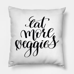 Eat More Veggies Pillow