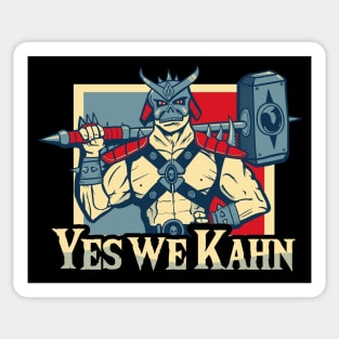 Sticker face shao kahn Poster for Sale by RandyMorales