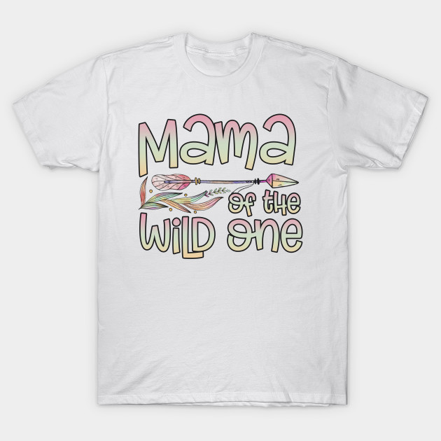 Mama Of Wild One 1st Birthday Outfit Family Matching Gift Mama