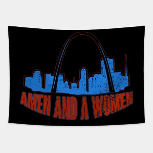 Amen And A Women. Cleaver's Missouri Political Design Tapestry