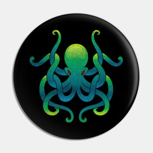 Red eyed octopus Pin