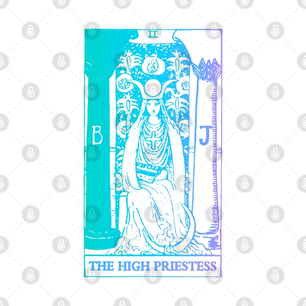 The High Priestess Tarot Card Rider Waite V2 by srojas26