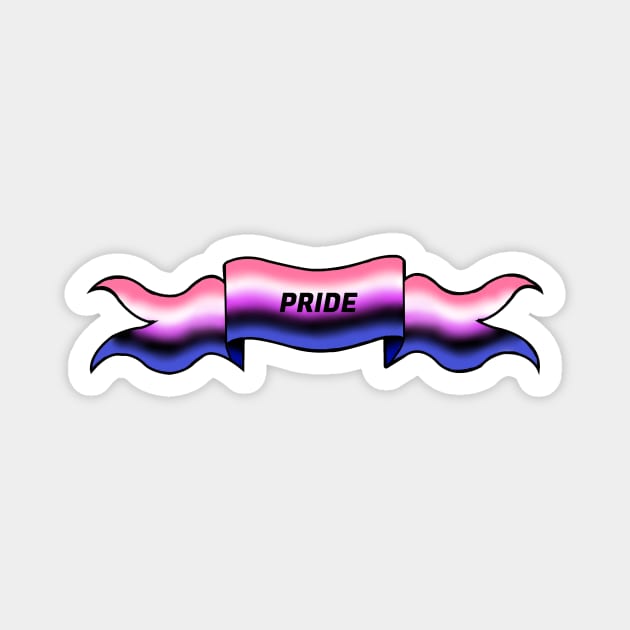 genderfluid pride banner Magnet by TOASTYWAFFL3Z