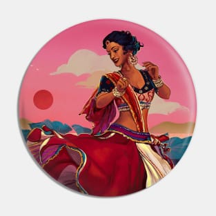 Dance spirit Sunset Pin