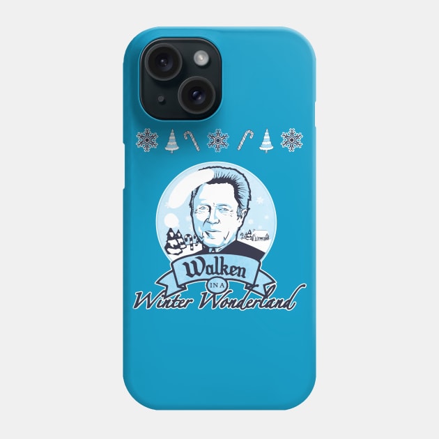 Walken in a Winter Wonderland Phone Case by slice_of_pizzo