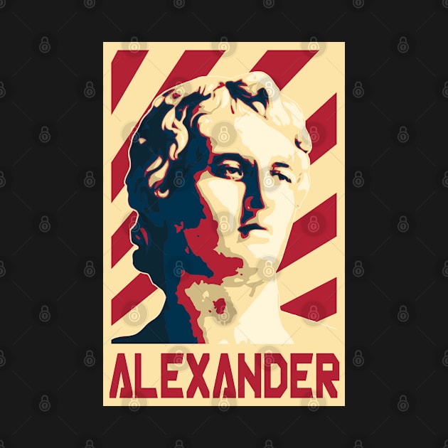 Alexander The Great Retro Propaganda by Nerd_art