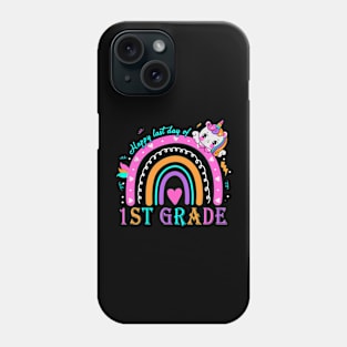 1st Grade Happy Last Day Of School Teacher Students Unicorn Phone Case