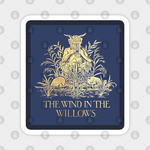 The Piper at the Gates of Dawn - The Wind in the Willows, Ernest H. Shepard Magnet by forgottenbeauty