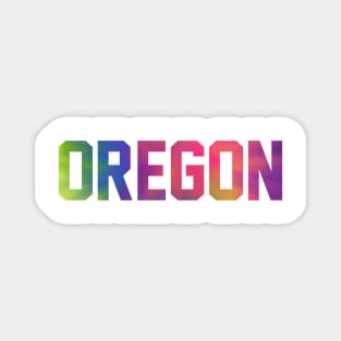 Oregon Tie Dye Jersey Letter Magnet