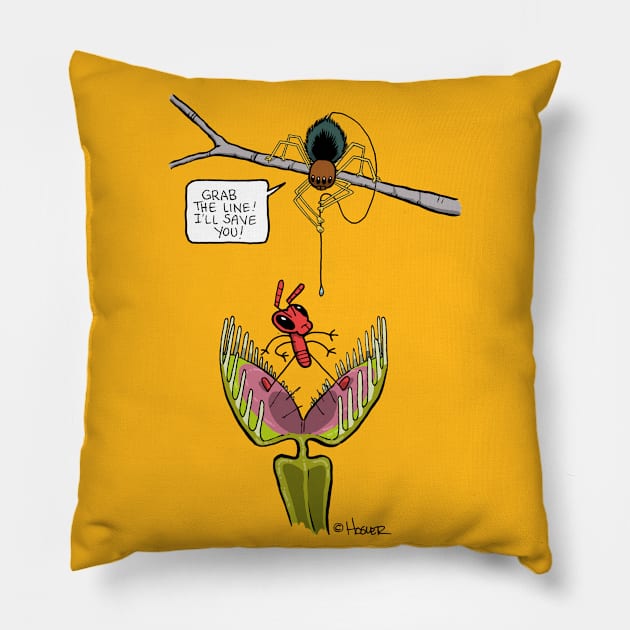 Here to Help! Pillow by Jay Hosler Tees