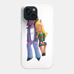 Deltarune chapter 2, Susie x noelle fanart Phone Case