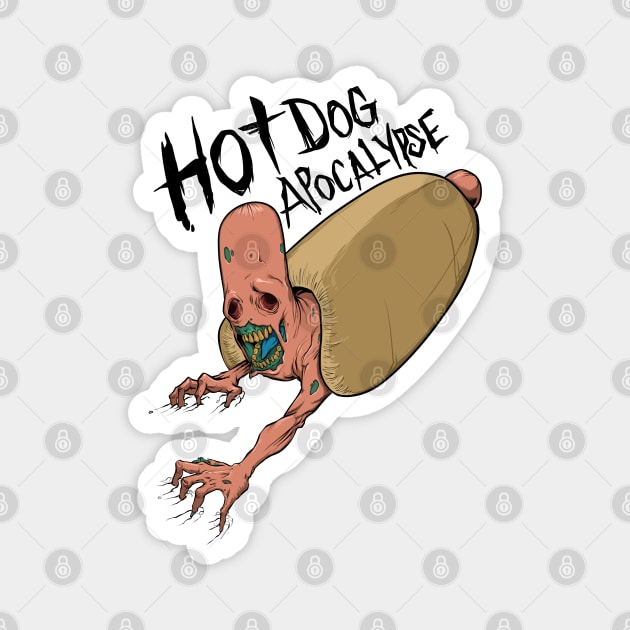 Hot Dog Apocalypse Magnet by ChurchOfRobot