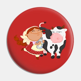 Milkmaid Pin