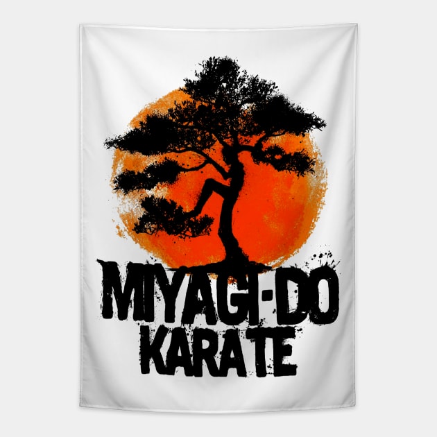 Cobra Kia-Miyagi Do Karate Tapestry by Mavioso Pattern